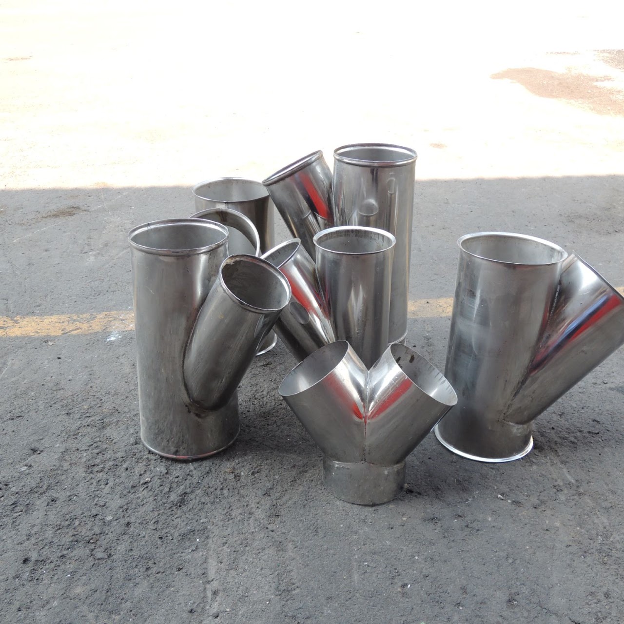 Precision Y-branch fabrication