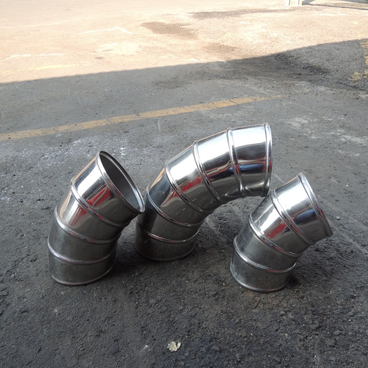 Segmented elbow duct fabrication
